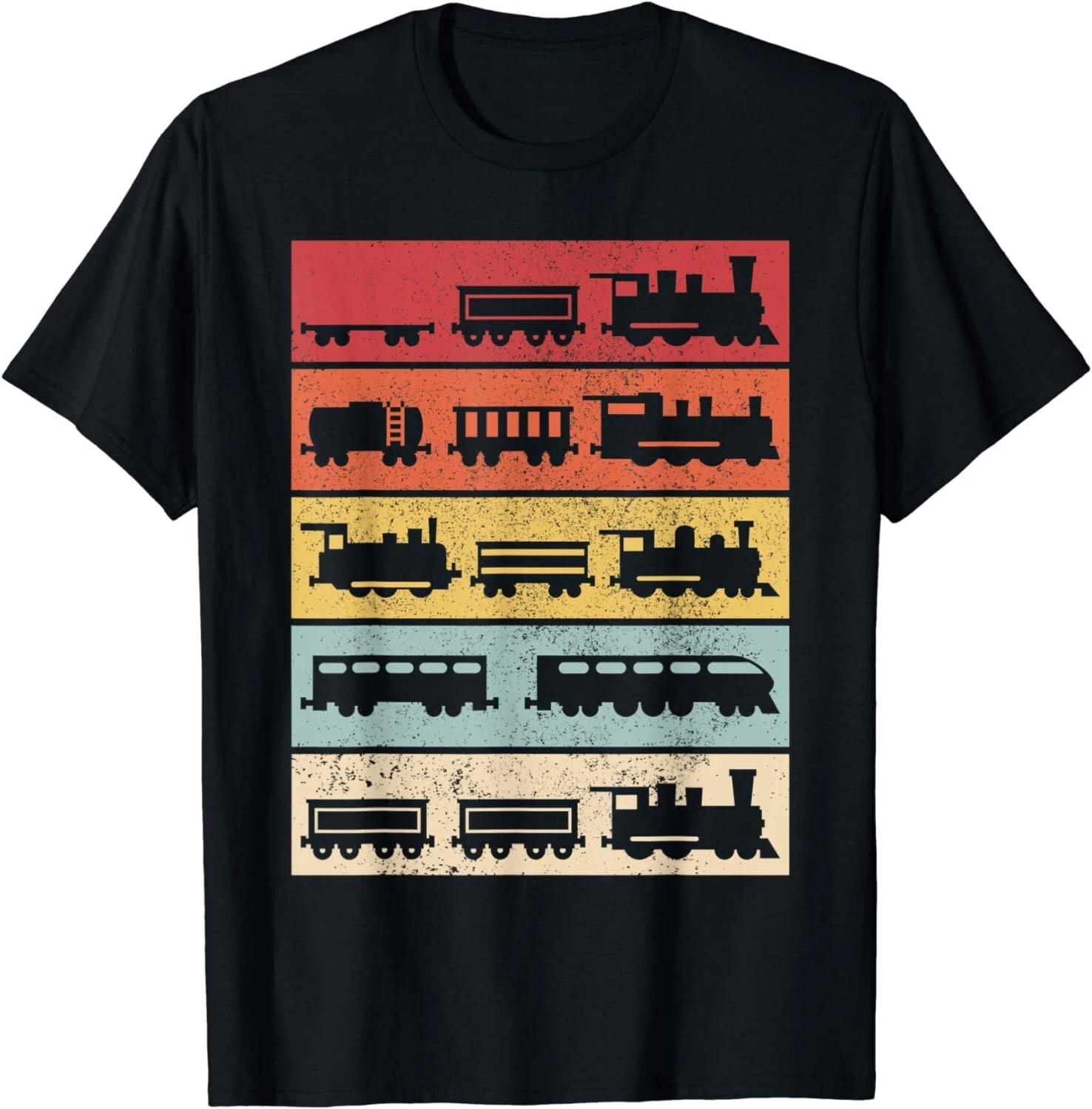 Wagon Train Model Train Conductor Train Lover Vintage Train Gift Unisex T-Shirt 2XL