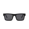 Glasses 3557 Trendy Large Frame Square Multi-Color Gradual Change Big Face Sunglasses Women, Sunglasses Men