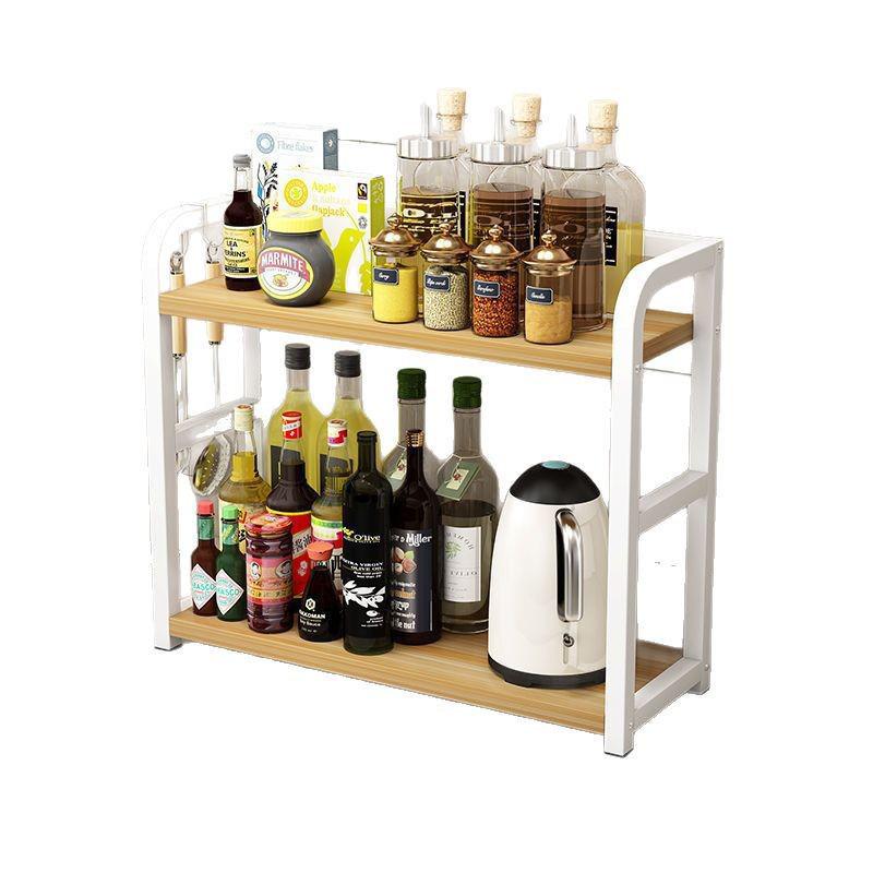 Estantería de Almacenamiento Multicapa para Cocina para Especias, Condimentos, Utensilios de Cocina y Aceites Embotellados.