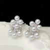 Elegant Zircon Pearl Ear Clip: High-End, No Hole Design for Fashionable, Exquisite Style