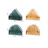 Nordic Vintage Glass Tissue Holder Desktop Decoration Home Napkin Holder El Cafe Storage Rack Tower Holder Servilletero