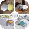 30pcs Screw Top Round Tins 2oz Aluminum Container Cans with Screw Lid Durable Aluminum Construction for Lotion Bars Balm Crafts