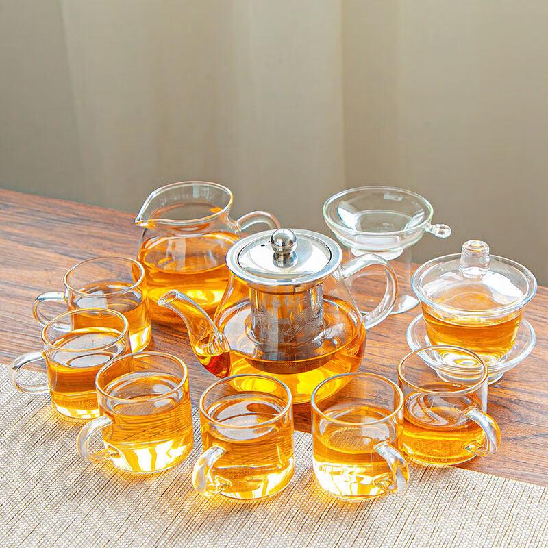 Qywee Heat-Resistant Glass Kung Fu Tea Set