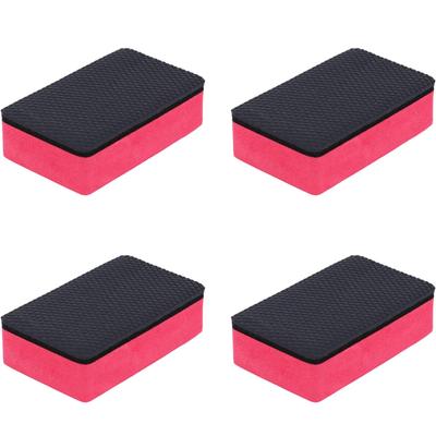 DEVENTORZ Car Wash Sponge, Set of 4 for Car, Motorcycle, Dirt Remover, Polishing Sponge,