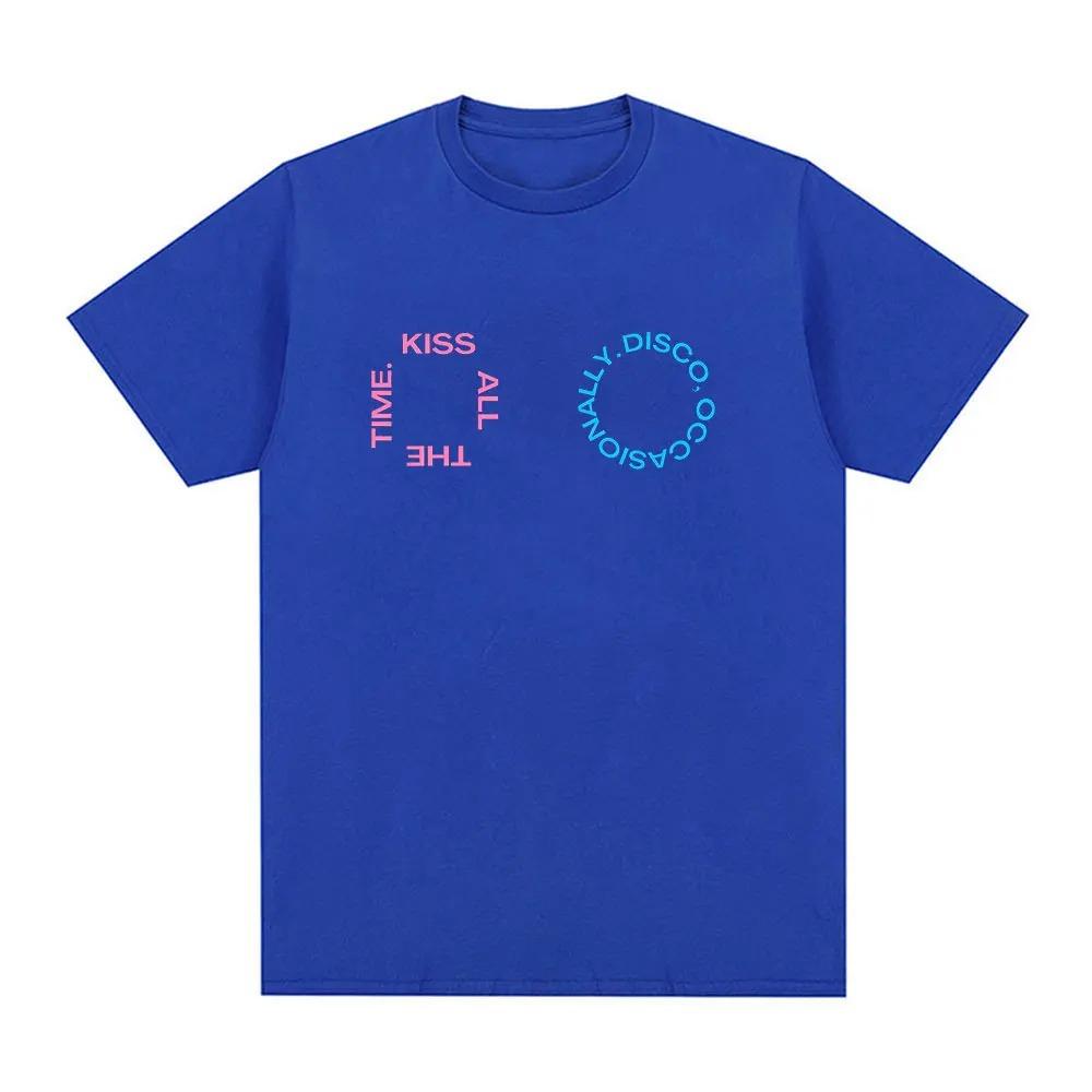 Harry Styles Kiss All The Time Disco Occasionally 2026 Tour Graphic TShirt Unisex Harajuku Style Loose Cotton TShirt