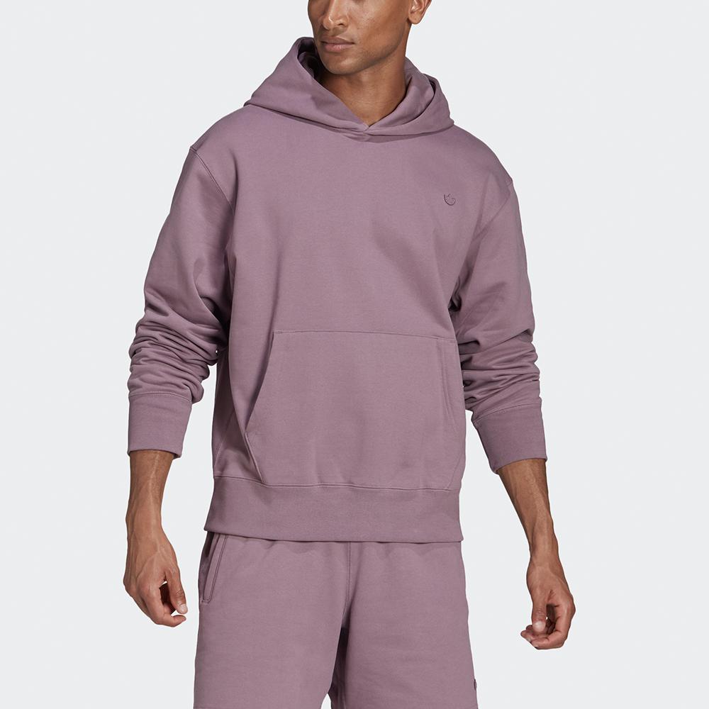 adidas Originals Trefoil C Hoody Ft Casual Sports Hoodie Men Tops Light-Purple HF6376