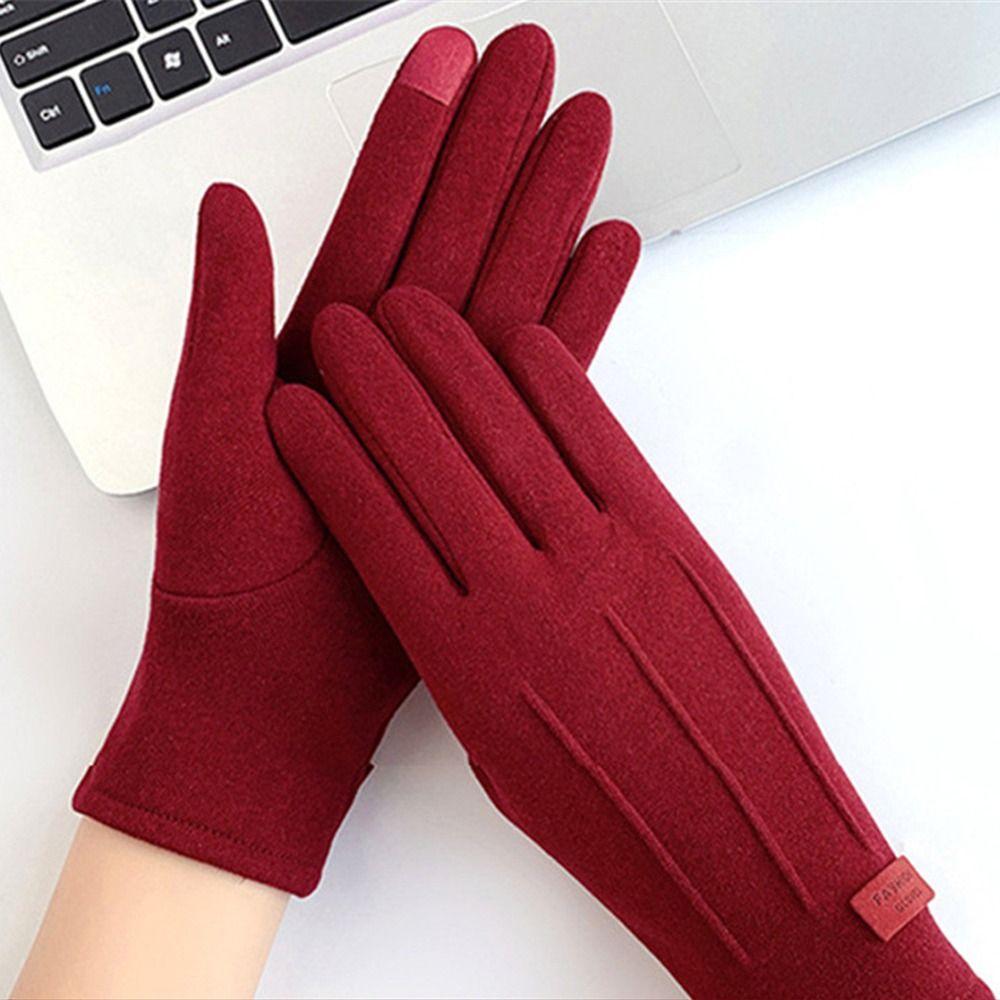 Sport Touch Screen Riding Cycling Winter Gloves Windproof Coldproof Full Finger Mittens