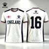 England summer Soccer Jersey Men breathable Short Sleeve Football T-Shirt Fashion Print Casual Women Short Sleeve Men's Sports