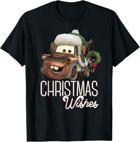 Pixar Cars Tow Mater Christmas Wishes Black Size S 4XL S