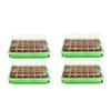24 Cells Highter Nursery Pots Seeding Trays Seed Starter Kits Humidity Domes Cover Gardening Plant Germination Trays Box