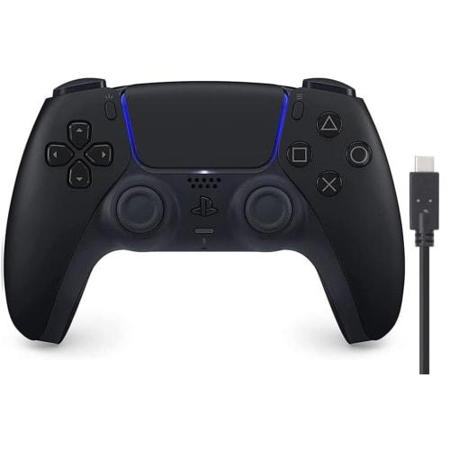 [Originální produkt] Bezdrátový ovladač DualSense Midnight Black (CFI-ZCT1J01) [.co.jp Bonus] Nabíjecí kabel ovladače pro PS5 3m