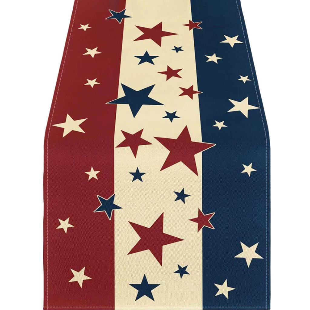 Tablecloth With Print, Independence Day, Vintage, European And, Suitable For Living Room And Dining Room.