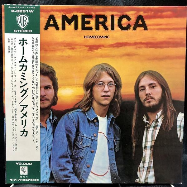 LP Record AMERICA  Homecoming P8291W WARNER BROS. 1972 Japan Rock Used