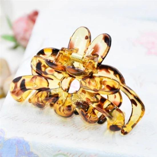 7cm Long New BunnyPlastic Hair Claws for Women  Hair Curved Hair Jaw Clips Crab Clamp Grasp Accessories Girls Hairwear