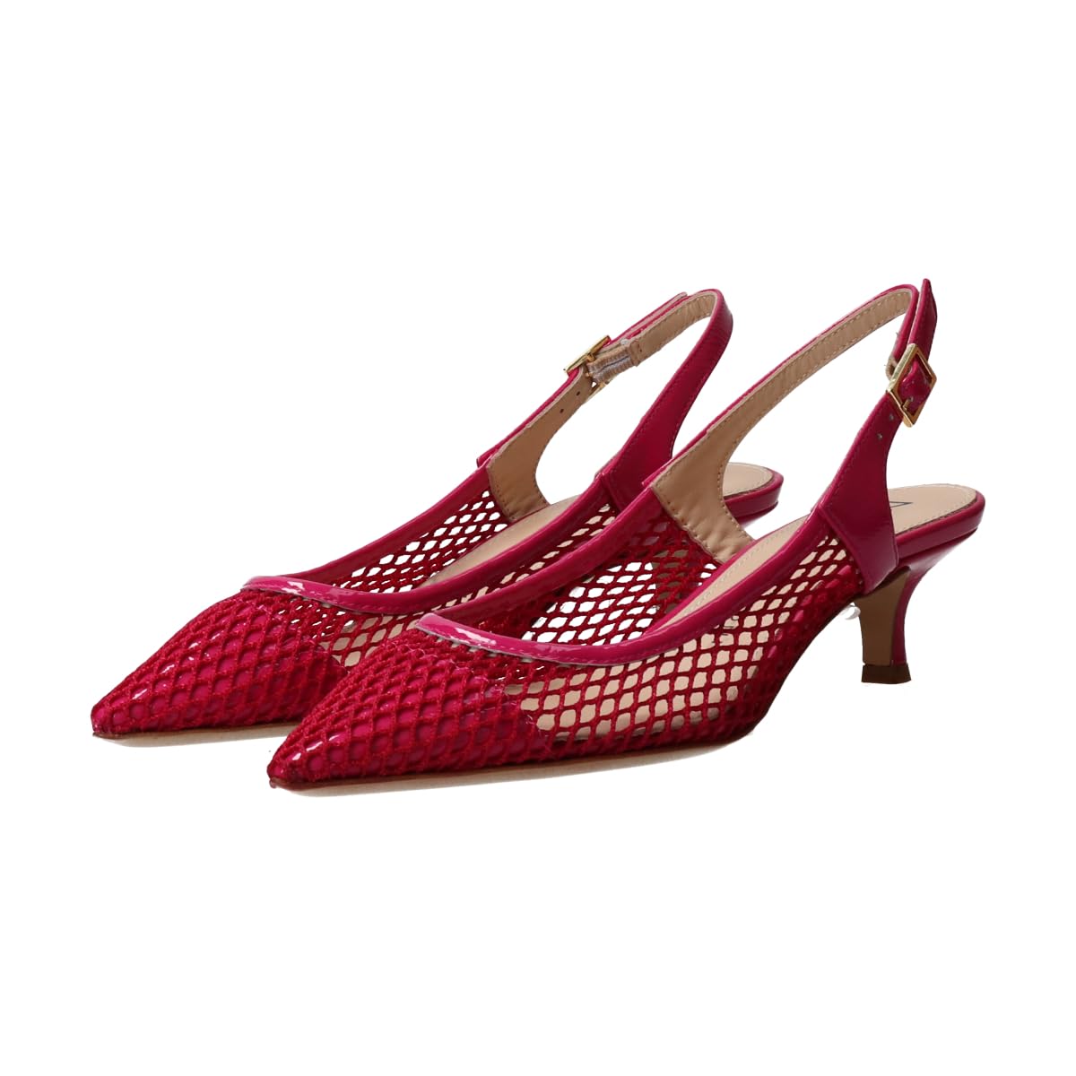 

Pumps Back Band Net Pumps F41303 Pink cm [Fabiorsconi] Women s 23.5