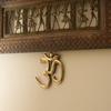 Brass OM Wall Hanging Sculpture | Vastu Fengshui Goodluck, Auspicious, Religious Symbols |
