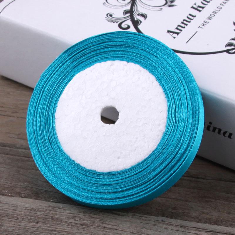 Panglică împletită din satin auriu de 1 cm, bandă de pânză de mătase de 10 mm pentru ambalaje de Crăciun și împachetarea cadourilor