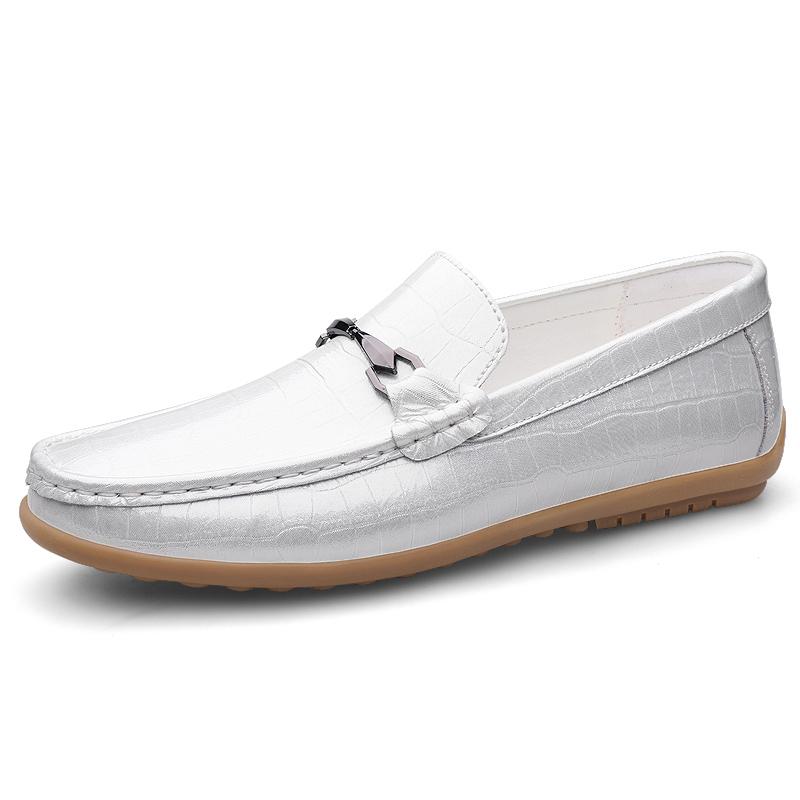 

Мода Мода Мужская Деловая Повседневная Обувь Ручной Работы Кожаные Слипоны Обувь для Отдыха Мужские Лоферы Нескользящая Обувь для Вождения Удобные Мокасины 45