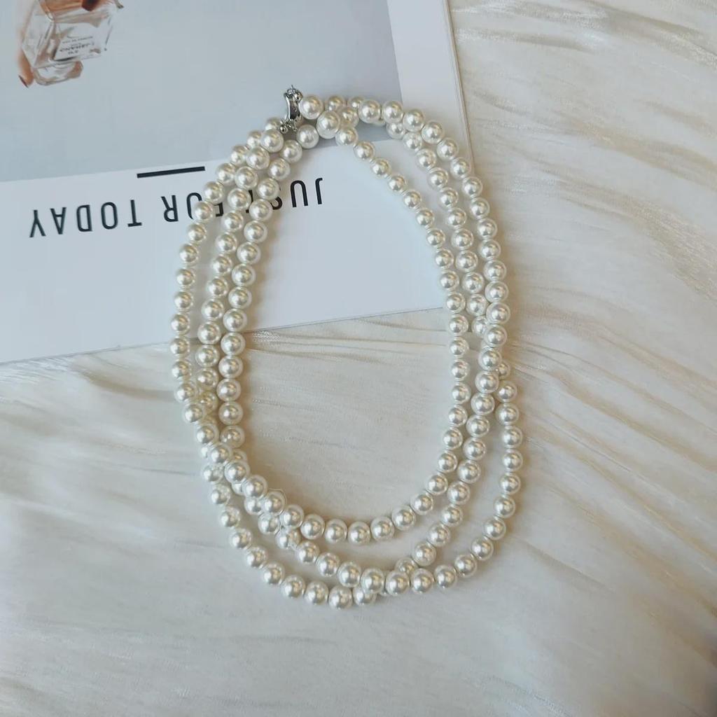 120cm Shijia Pearl Multi-Layered High-Gloss Long Necklace