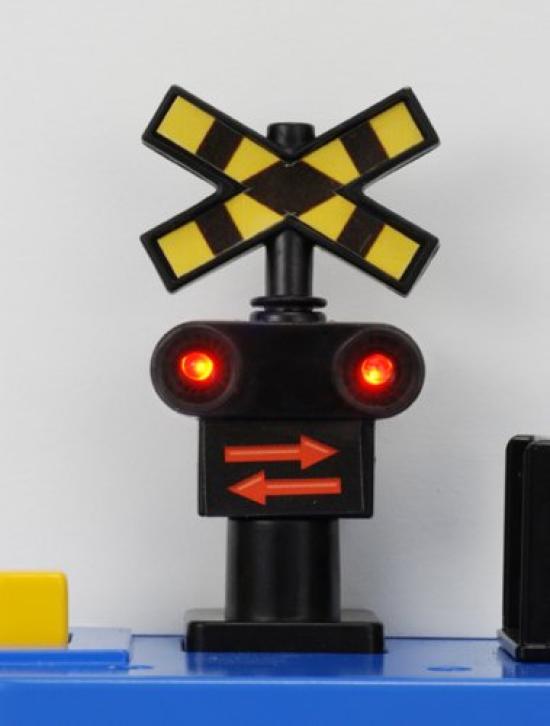 Plarail J-19 Plakids Sound Railroad Crossing Set