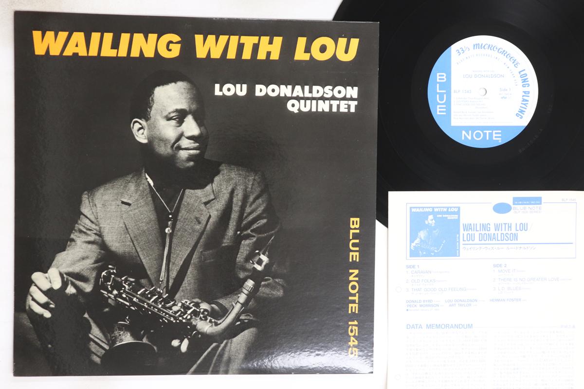 

LP Record LOU DONALDSON - Wailing With You BLP1545 BLUE NOTE 1984 Japan Jazz Used