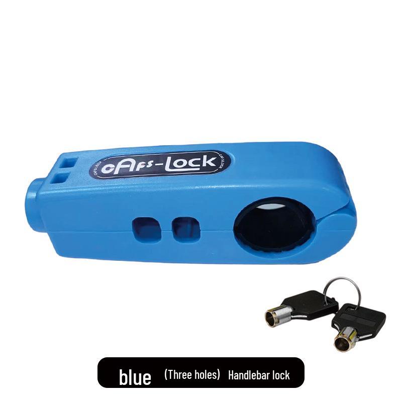 Universal Anti-Theft Motorcycle Handlebar & Throttle Lock with Alarm