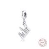 Passar Europa Armband 925 Sterling Silver Prag Karlsbron Dangle Charms Pärlor för kvinnor DIY smyckestillverkning