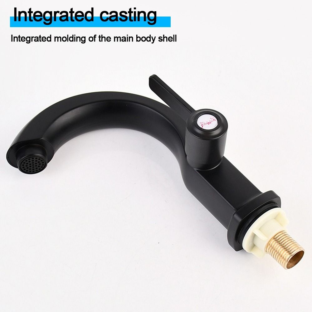 Single Cold Basin Faucet Valve Sink Mixer Tap Durable Wash Sink Tap