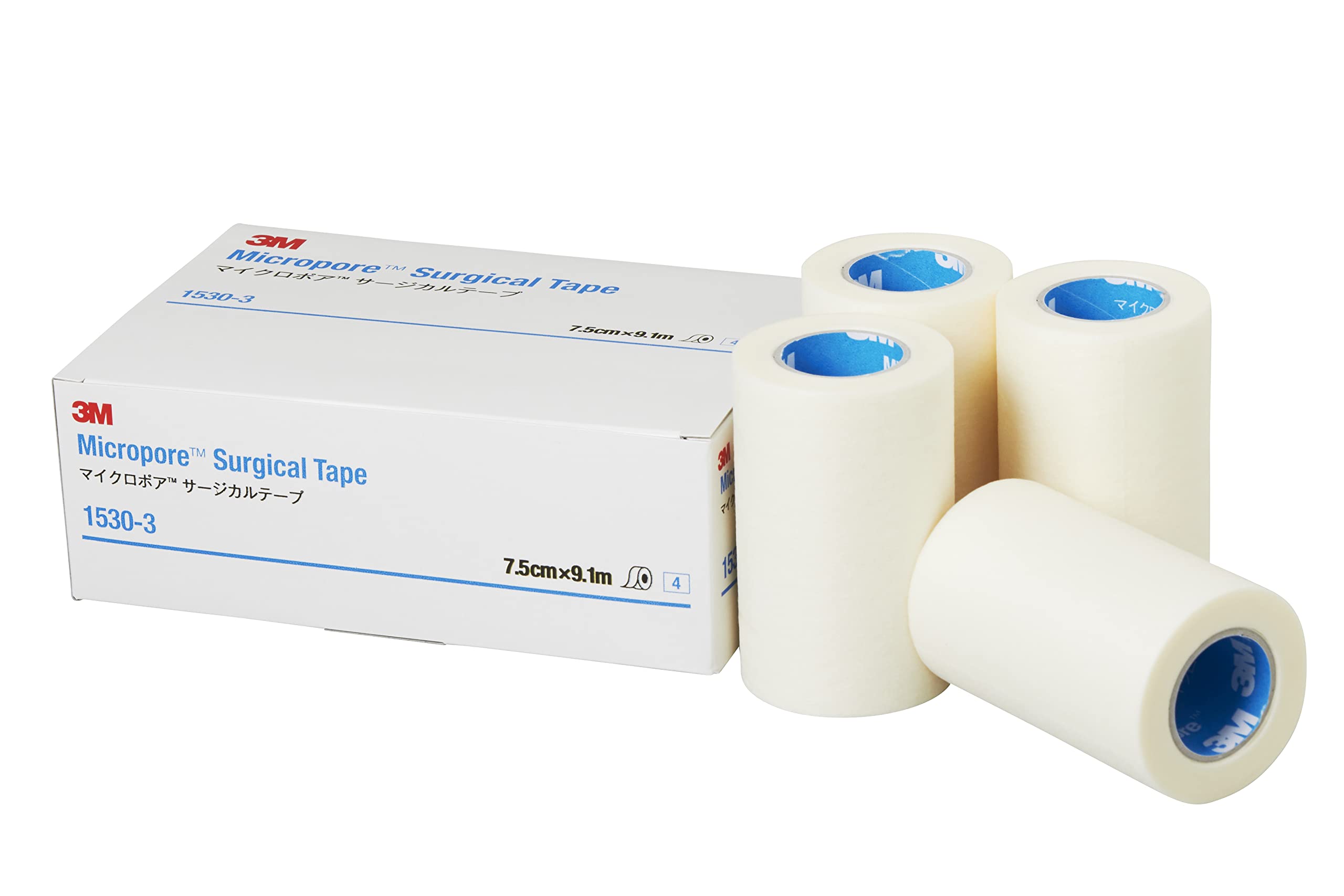 

Micropore 4 rings white 1530-3 (75MM)