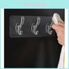 Multipurpose Clear Adhesive Hanger With Strong Load Capacity For Kitchen And Office Storage
