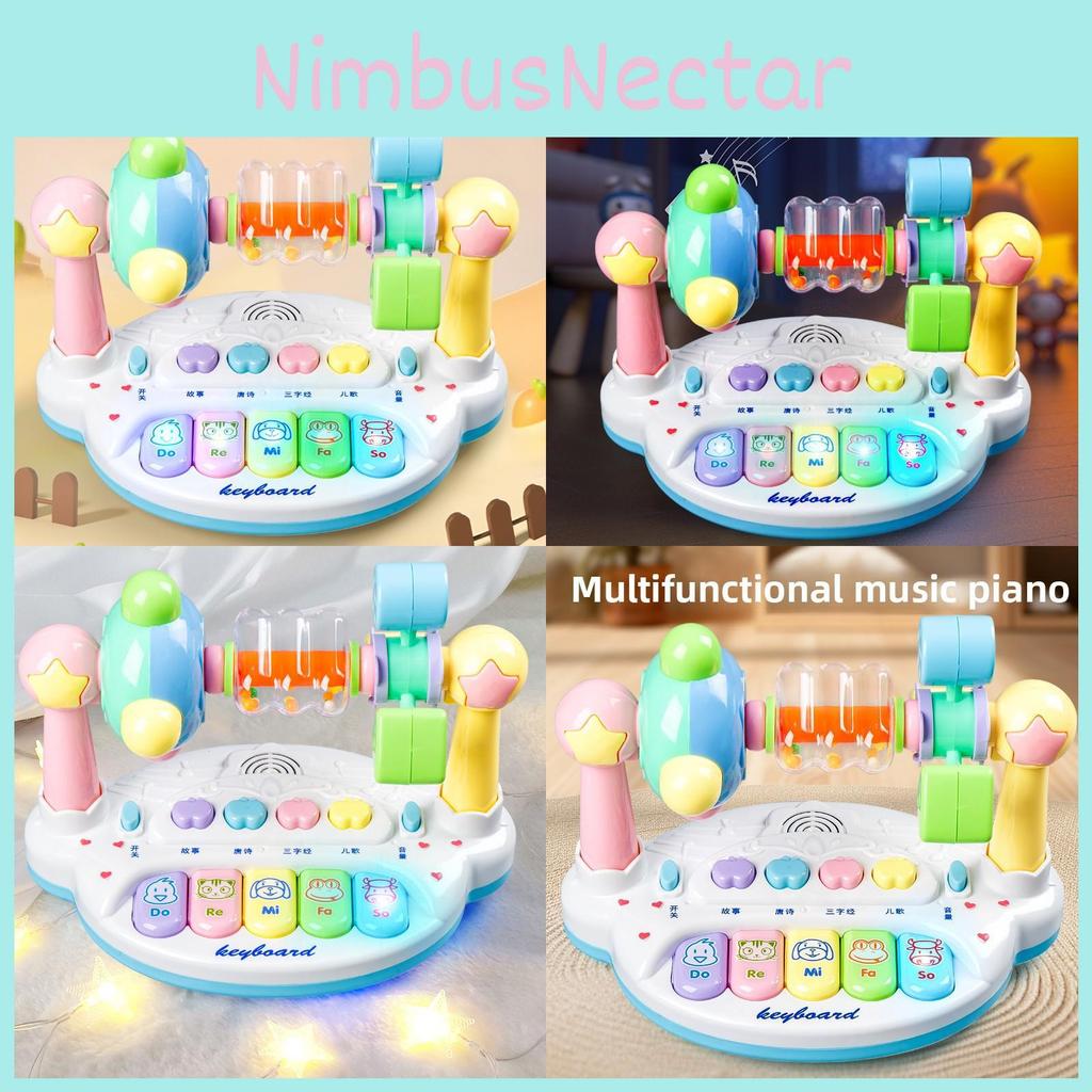 Elektronisches Musikspielzeug für Kinder mit Lichtern und Gesang zum Lernen und als Geschenk für Kleinkinder