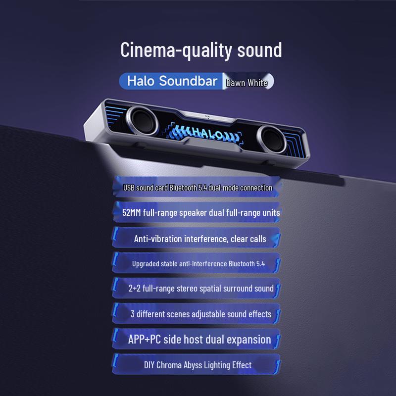 Edifier Halo Soundbar Bluetooth Speaker CN Plug (adapter Included)