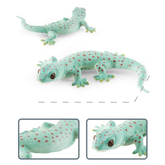 Reptile Statue Model Simulated Cute Lizard Chameleon Bearded Dragon Solid Model