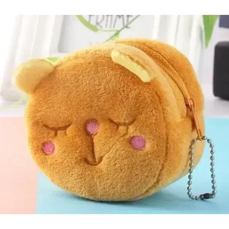 Tierform Plüsch Geldbörse Kopfhörer Tasche Reißverschluss Geldbörse Damen Münztasche Kawai Schlüsseltasche Geld Geldbörse Geschenke