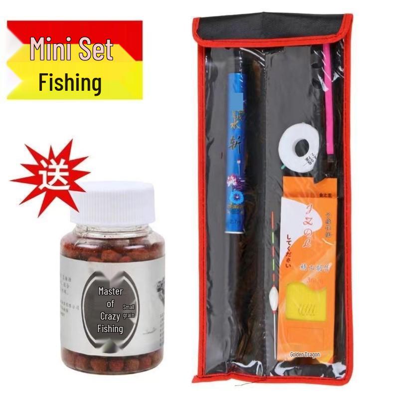 Compact Telescopic Fishing Rod - Mini Portable Fountain Pen Design
