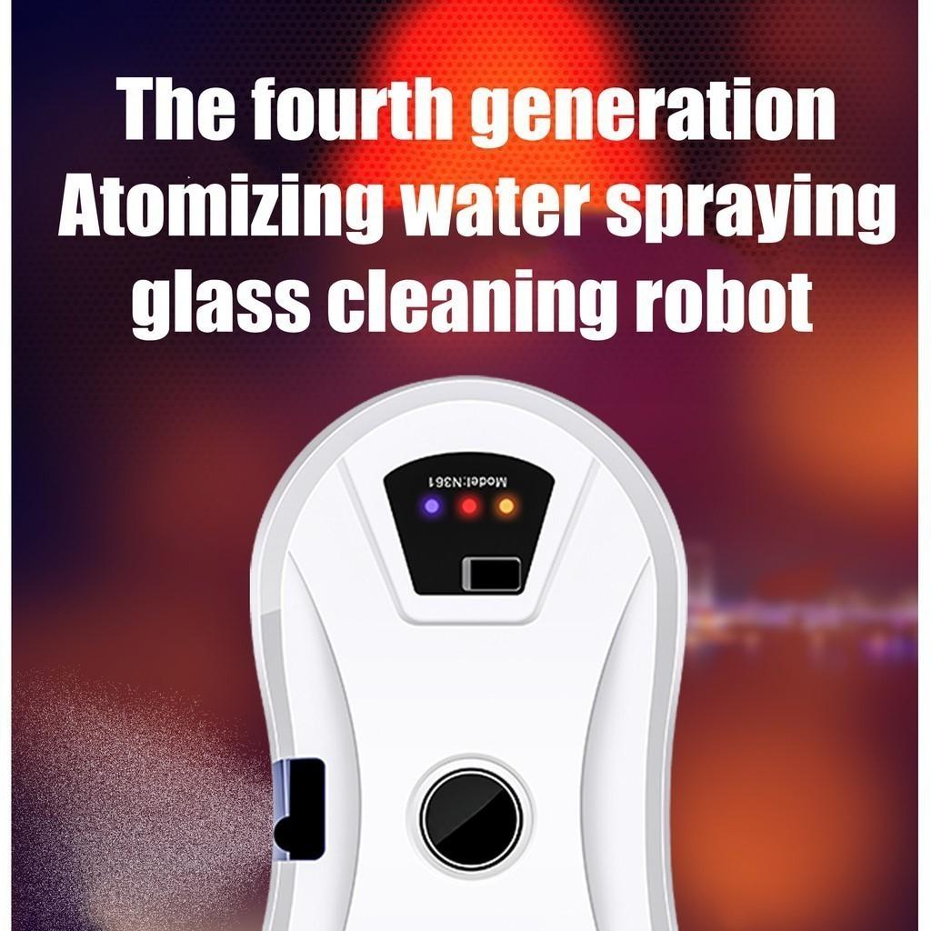 Ultra Thin Household Intelligent Window Robot Cleaner Ultrasonic Automatic Vacuum Cleaner Rmote Control Glass Cleaning Robot