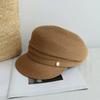 new Japanese Hats For Women Solid Plain Octagonal Newsboy Cap Ladies Summer Casual Straw Hat Beret Painter Cap Military Bonnets