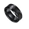 Smart Temperature-Sensitive Stainless Steel Couple Ring - European & American Fashion Jewelry