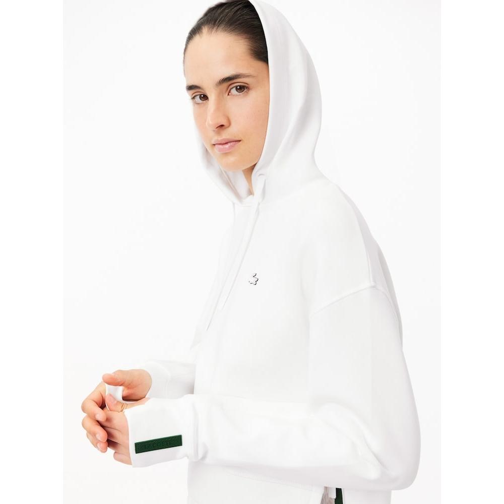Lacoste Women Active Double Face Hoodie Sweatshirt Sf0281 54n 001 q2nSf0281 54n001