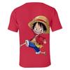 ONE PIECE Anime Printing Men Tshirt Casual Breathable Tshirts Funny Cartoon Loose Tees Shirts Street Oversized T-Shirts Man