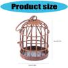 Realistic Bird Cage Miniatures Educational Toy Lovely Birdcage Miniatures Cute Birdcage Room Office Cab Decors