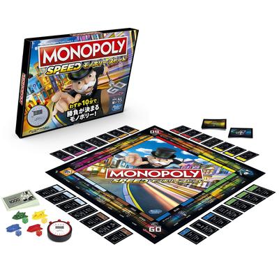 Hasbro Monopoly Speed Board Game Japanese Edition E7033 Players 2-4