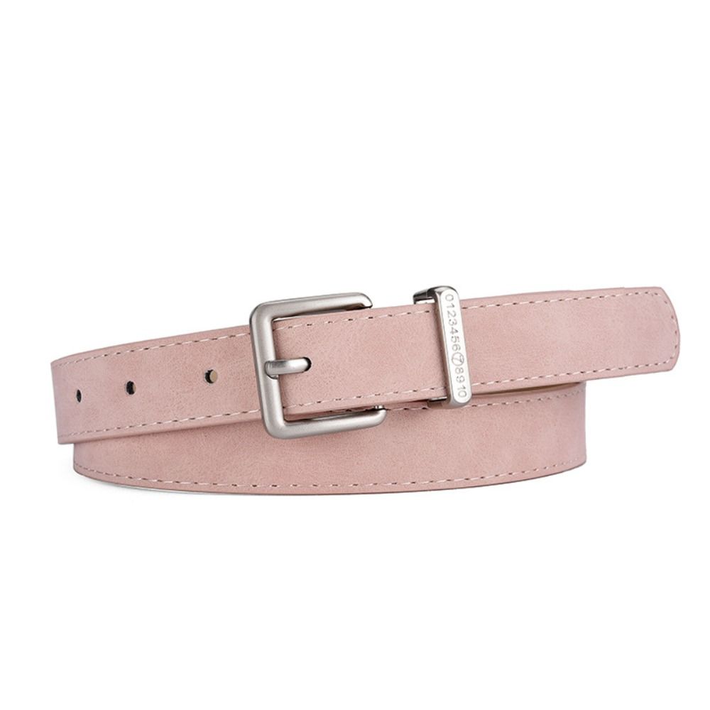 Luxury Design Brand Matte Pin Buckle Waistband Women Trendy Waist Strap Trouser Dress Belts