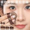 6Pcs/set Guo Xiaoniu Chocolate Puff Air Cushion Wet and Dry Setting Loose Powder Puff Mini Thumb Puff Makeup Concealer