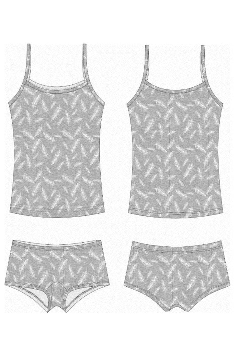 

комплект: топ та трусики сліп Anabel Arto (64320) 48(XL) різнокольорові кольору