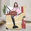 Warm Soft BlanketGirls Boys Camping A-Asamimichaan Throw Blanket  Flannel Bedspread For Home Decor Fluffy Sofa Bed Cover
