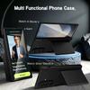 Card Holder Hinge Protection Case for Samsung Galaxy Z Fold 8 Wide Ultra 7 6 5 Phone Cover with Stand & Pen & Screen Protector