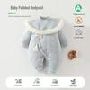 Winter Tang Suit Baby Onesie - Quilted National Style Romper for 100-Day Birthday or New Year Gift