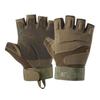 Black Hawk Tactical Gloves Half Finger Wear-resistant Shock Absorber Motorcycle Riding Open Finger Gloves Men's Locomotive Non-Slip Camping Outdoor