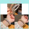 Metal Diamondstudded Twist Cuff Bracelet For Women With Geometric Design